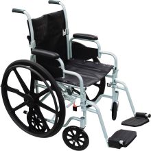 Drive Medical Poly-Fly Hybrid Transport Manual Wheelchair