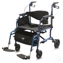 Medline Excel Translator Hybrid Rollator Walker & Transport Chair
