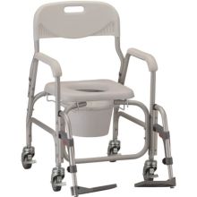 Nova Deluxe Transport Shower Chair and Commode