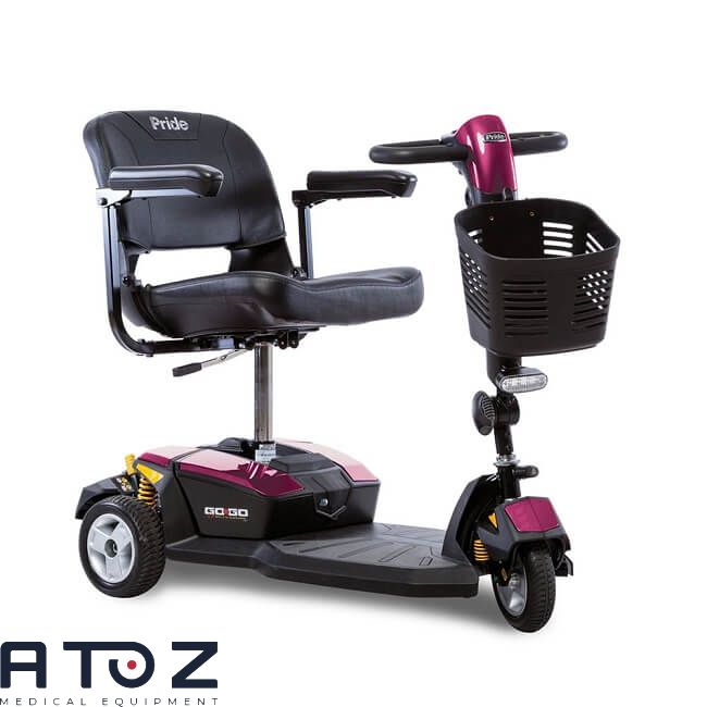 Pride Mobility Go-Go LX with CTS Suspension 3-Wheel Power Scooter