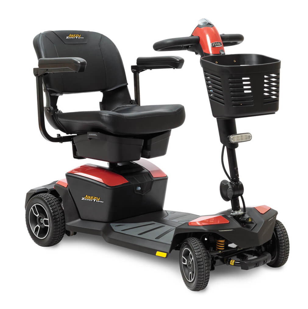 Pride Mobility Jazzy Zero Turn 4-Wheel Power Scooter | A to